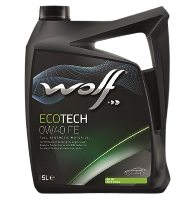 Моторное масло Wolf EcoTech 0W-40 FE, 5л 
